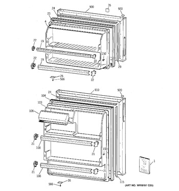 Diagram for GTR18BBRFRWW