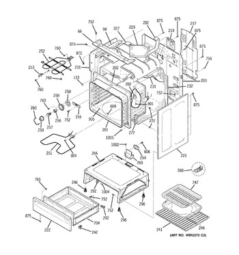 Diagram for JB600WH1WW