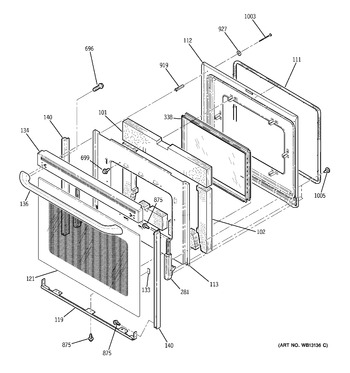 Diagram for JB600WH1WW