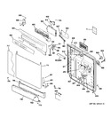 Diagram for 1 - Escutcheon & Door Assembly