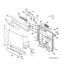 Diagram for 1 - Escutcheon & Door Assembly