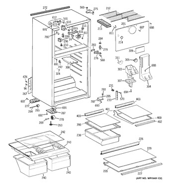 Diagram for GTG15HBRCRWW