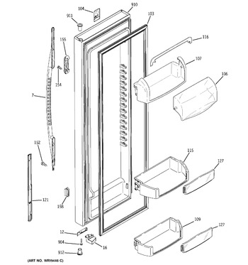 Diagram for PSR26LGPBWW