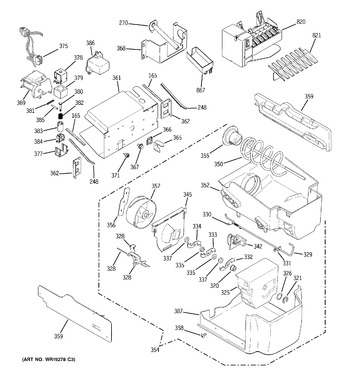 Diagram for PSR26LGPBWW