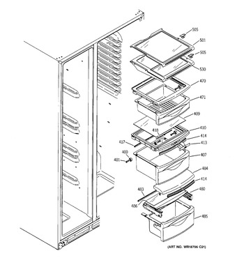 Diagram for PSR26LGPBWW