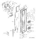 Diagram for 1 - Freezer Door