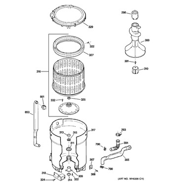 Diagram for WPRB9250D1WW