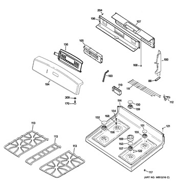 Diagram for JGB900WEF3WW