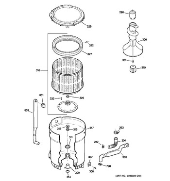 Diagram for WCRE6270D1WW