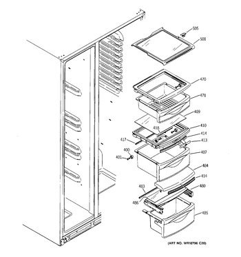 Diagram for GSF25XGRACC