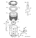 Diagram for 3 - Tub, Basket & Agitator