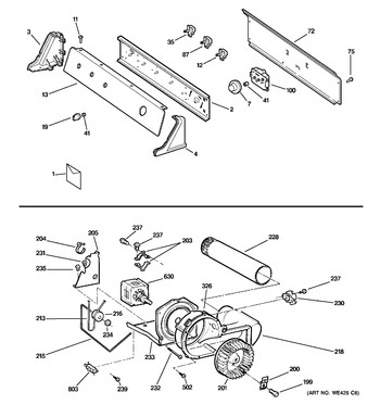 Diagram for DHDSR46GE0WW