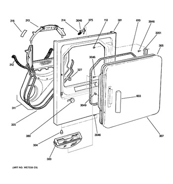 Diagram for DHDSR46GE0WW