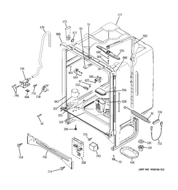 Diagram for GSD6100K03BB