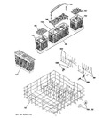 Diagram for 4 - Lower Rack Assembly