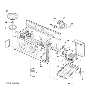 Diagram for JVM1630WH002