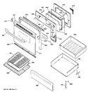 Diagram for 4 - Door & Drawer Parts