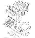 Diagram for 4 - Door & Drawer Parts