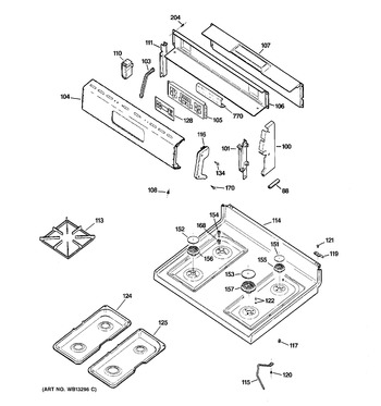 Diagram for RGB745WEH4WW