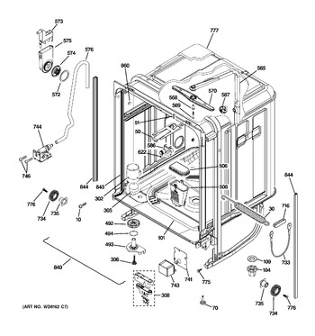 Diagram for PDW9800J03BB