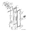 Diagram for 1 - Freezer Door