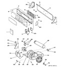 Diagram for 1 - Backsplash, Blower & Motor Assembly