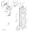 Diagram for 1 - Freezer Door