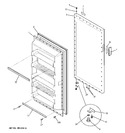 Diagram for 1 - Freezer Door