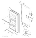 Diagram for 1 - Freezer Door