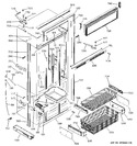 Diagram for 3 - Freezer Section, Trim & Components