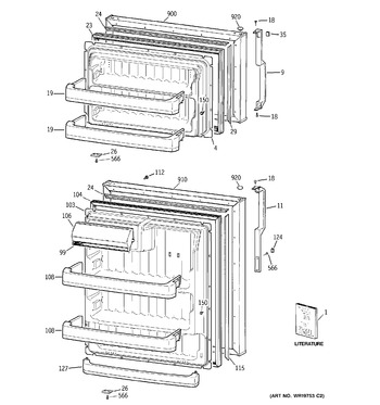 Diagram for GTT18HCSERWW