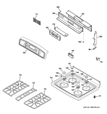 Diagram for JGB915BEF2BB