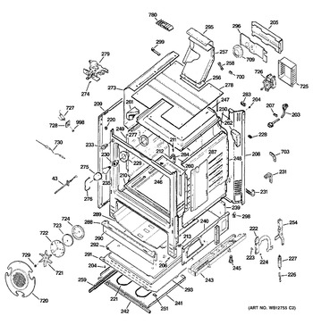 Diagram for JGB915WEF2WW