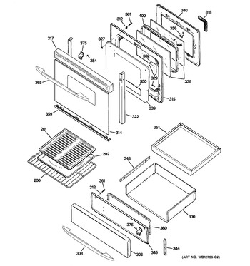 Diagram for JGB915WEF2WW