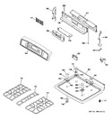 Diagram for 2 - Control Panel & Cooktop