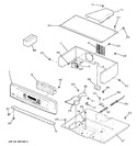 Diagram for 1 - Control Panel & Cooktop