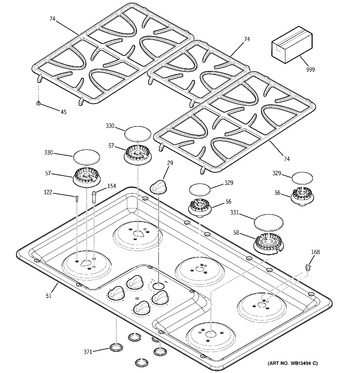 Diagram for JGP630WEK1WW