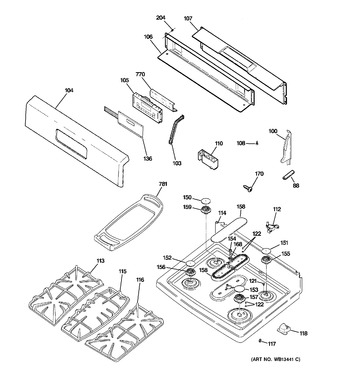 Diagram for JGBP88WEK1WW