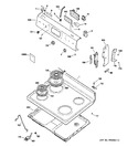 Diagram for 1 - Control Panel & Cooktop