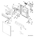 Diagram for 1 - Escutcheon & Door Assembly