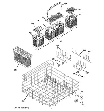 Diagram for PDW9700J10II