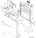 Diagram for 1 - Escutcheon & Door Assembly