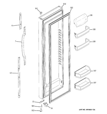 Diagram for GSS25KGSBWW