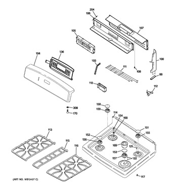 Diagram for JGB900CEK3CC