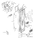 Diagram for 1 - Freezer Door