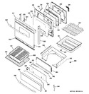 Diagram for 4 - Door & Drawer Parts