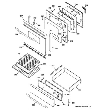 Diagram for JGB916BEK3BB