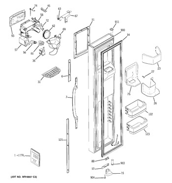 Diagram for GSF25XGREWW