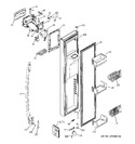 Diagram for 1 - Freezer Door