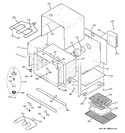 Diagram for 6 - Lower Oven Body